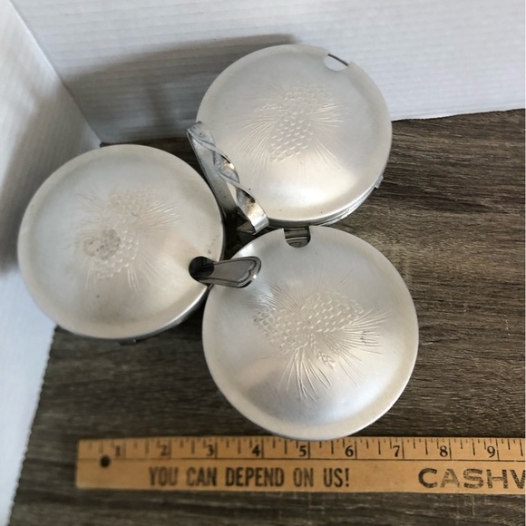 Vtg Dominion Glass Atomic Serving Set - Picture 12 of 13